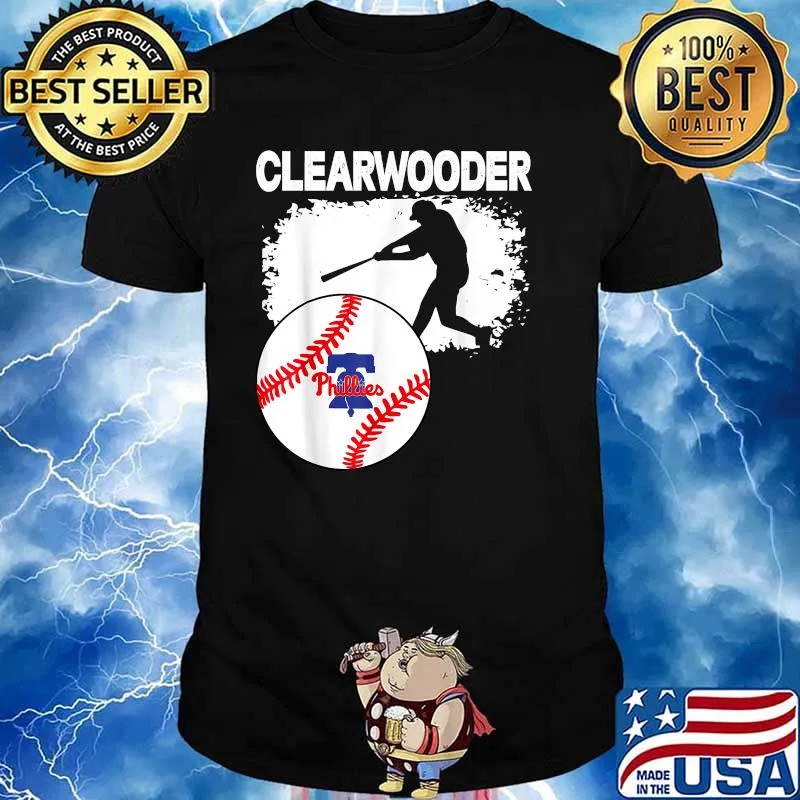 Clearwooder Philly Baseball Tee Clearwater Shirt