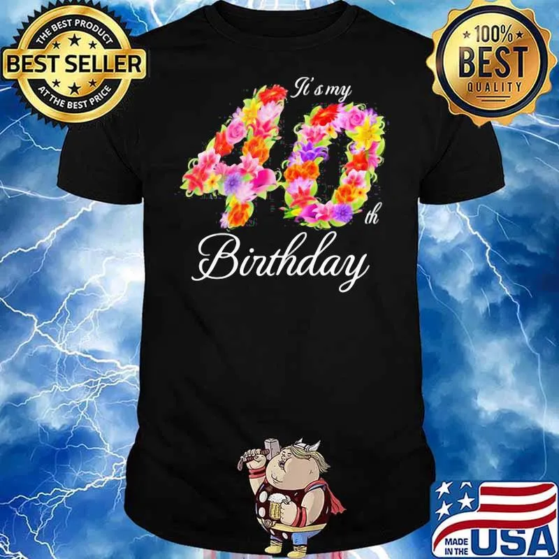 Confident My 40th Birthday Women Shirt