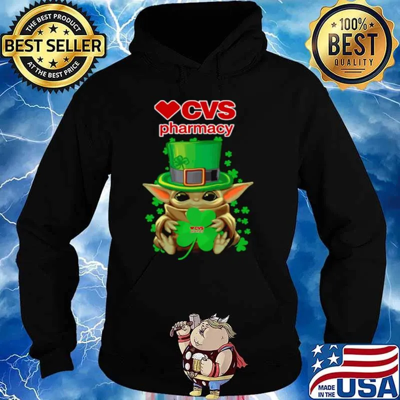 CVS Pharmacy And Baby Yoda Hoodie