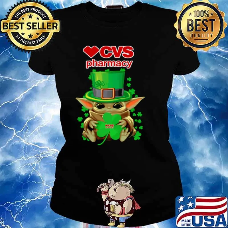 CVS Pharmacy And Baby Yoda Ladies tee