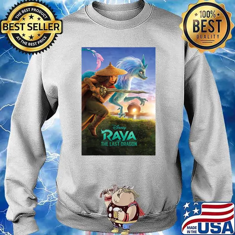 Disney Raya And The Last Dragon Movie Poster Shirt Sweater