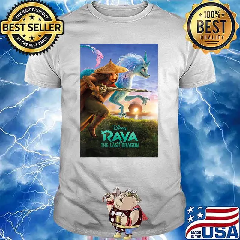 Disney Raya And The Last Dragon Movie Poster Shirt