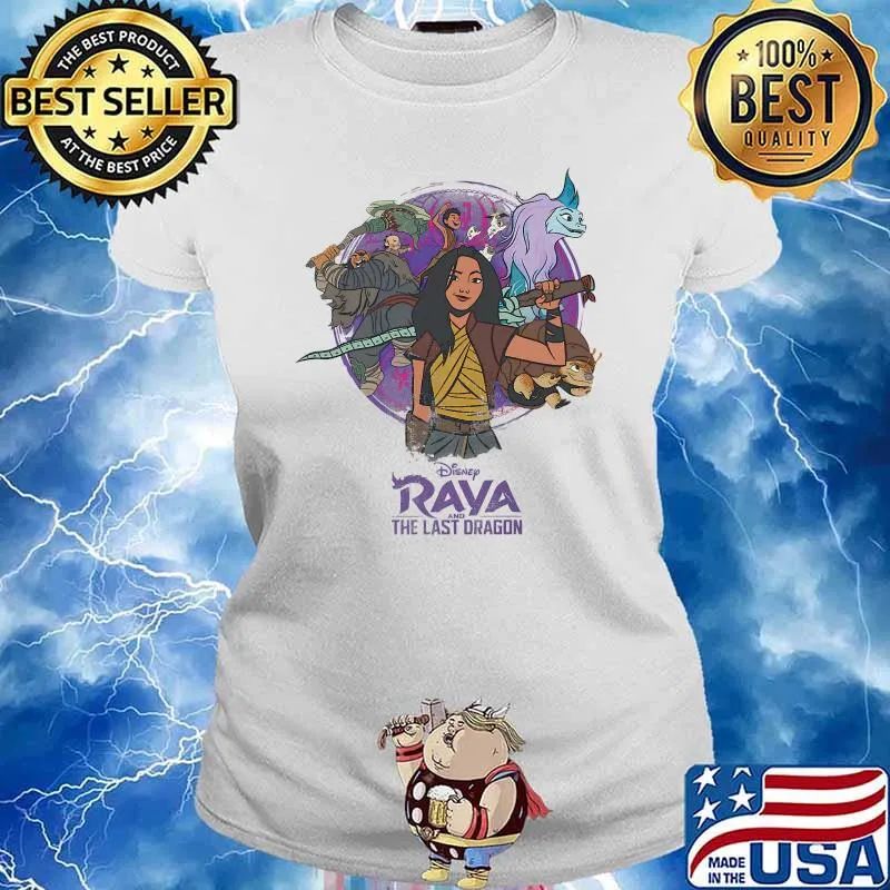 Disney Raya And The Last Dragon Raya And Crew Shirt Ladies tee
