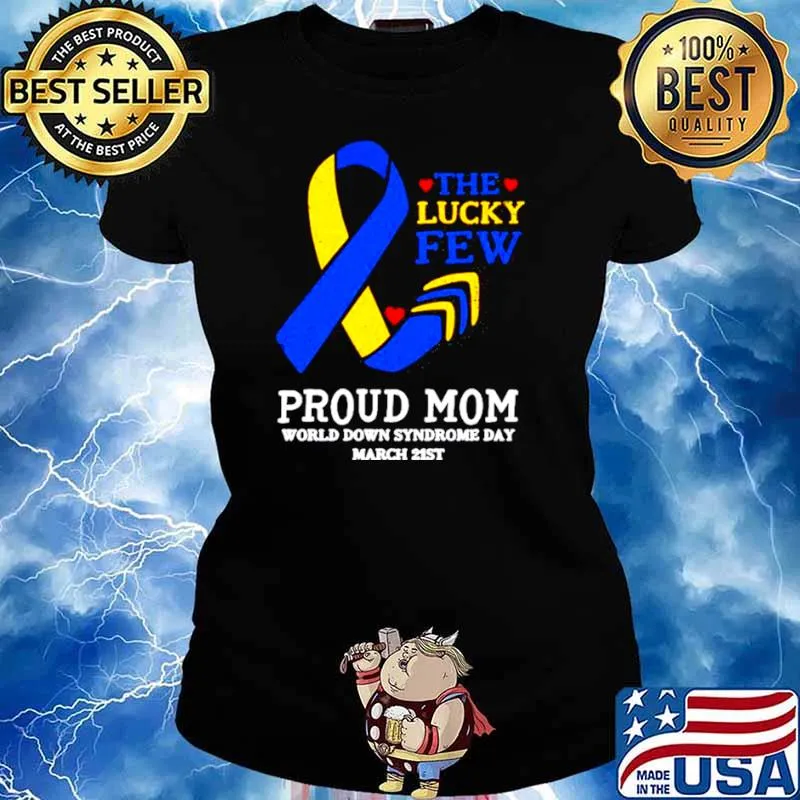 Down Syndrome Day March 21St Ribbon Shirt Ladies tee
