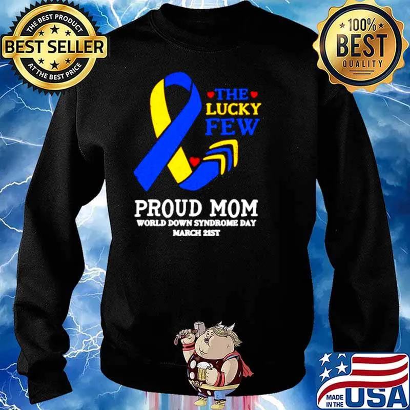 Down Syndrome Day March 21St Ribbon Shirt Sweater