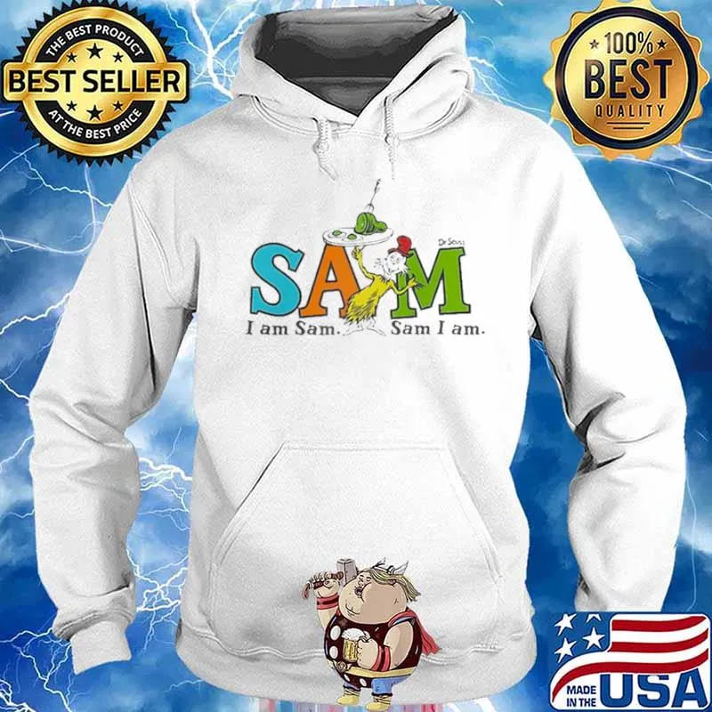 Dr. Seuss Green Eggs And Ham Sam Raglan Baseball Shirt Hoodie