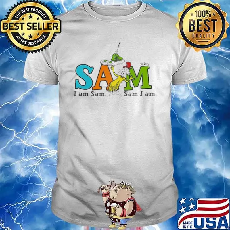 Dr. Seuss Green Eggs And Ham Sam Raglan Baseball Shirt