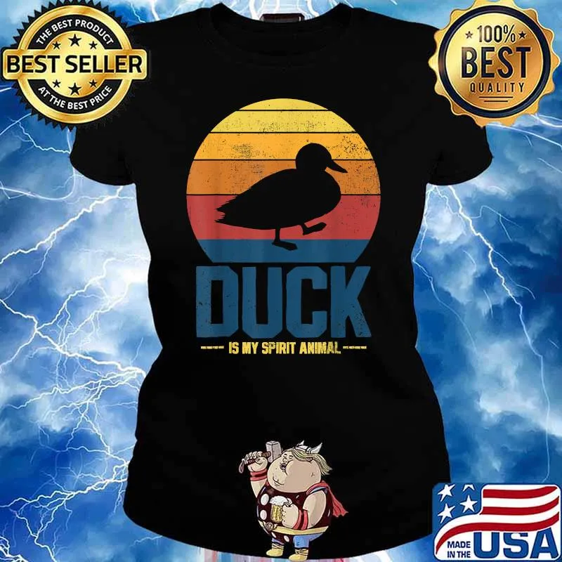Duck Is My Spirit Vintage Shirt Ladies tee
