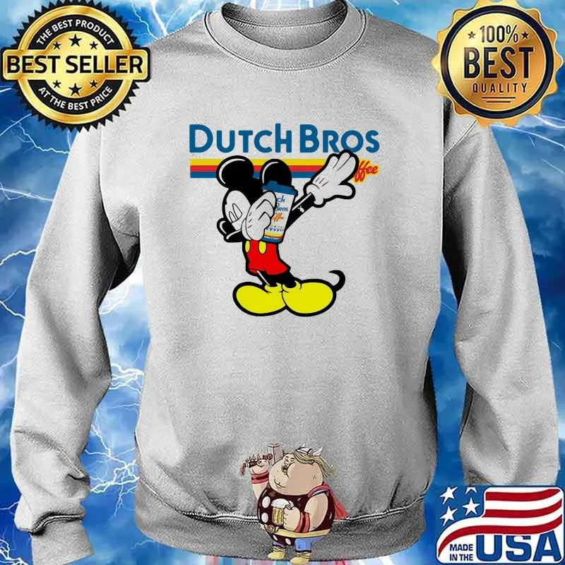 Dutch Bros Coffee Mickey Mouse Disney Shirt Sweater