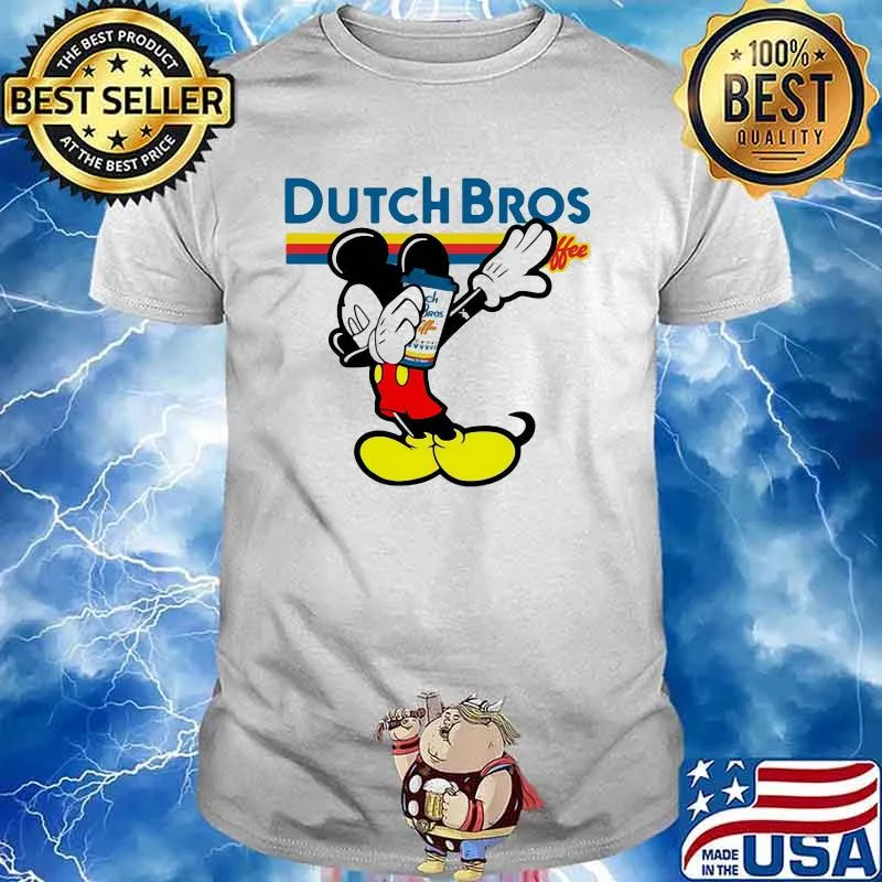 Dutch Bros Coffee Mickey Mouse Disney Shirt