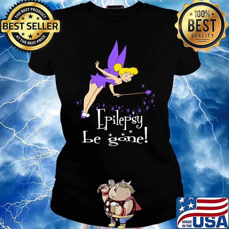 Epilepsy Be Gone Angels Fairies Shirt Ladies tee