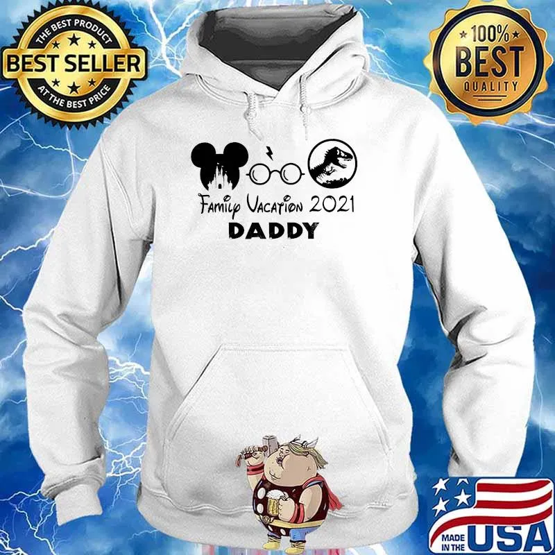 Family Vacation 2021 Daddy Mickey Mouse And T Rex Shirt Hoodie