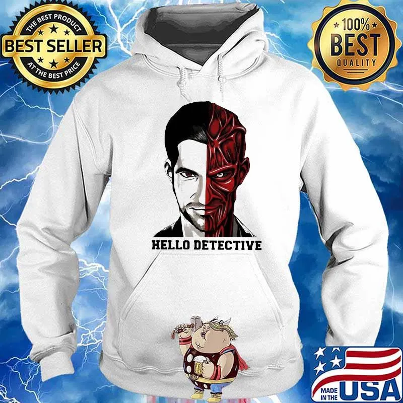 Fancy Hello Detective Men And Evil One Person Horror Shirt Hoodie