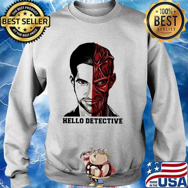 Fancy Hello Detective Men And Evil One Person Horror Shirt Sweater