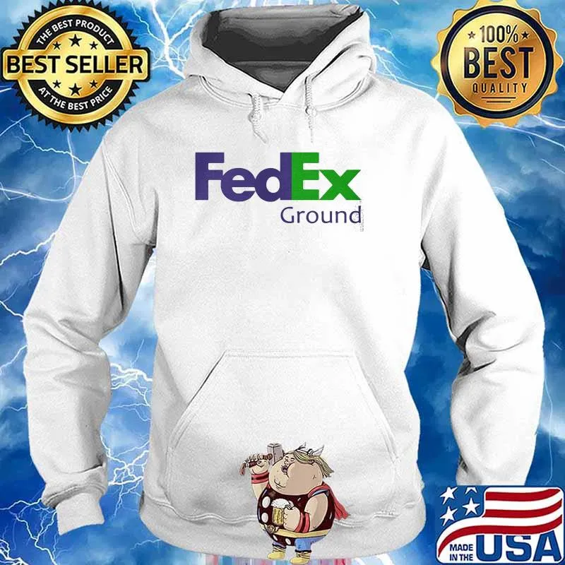 Fedex Ground Logo Blue Green Shirt Hoodie