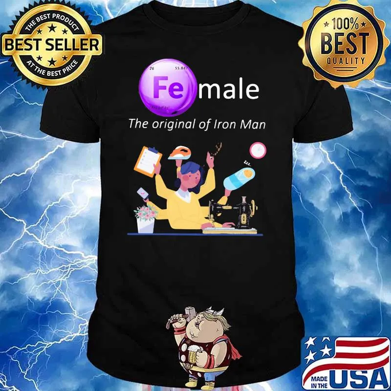 Female - The original of Iron Man Sewing Shirt