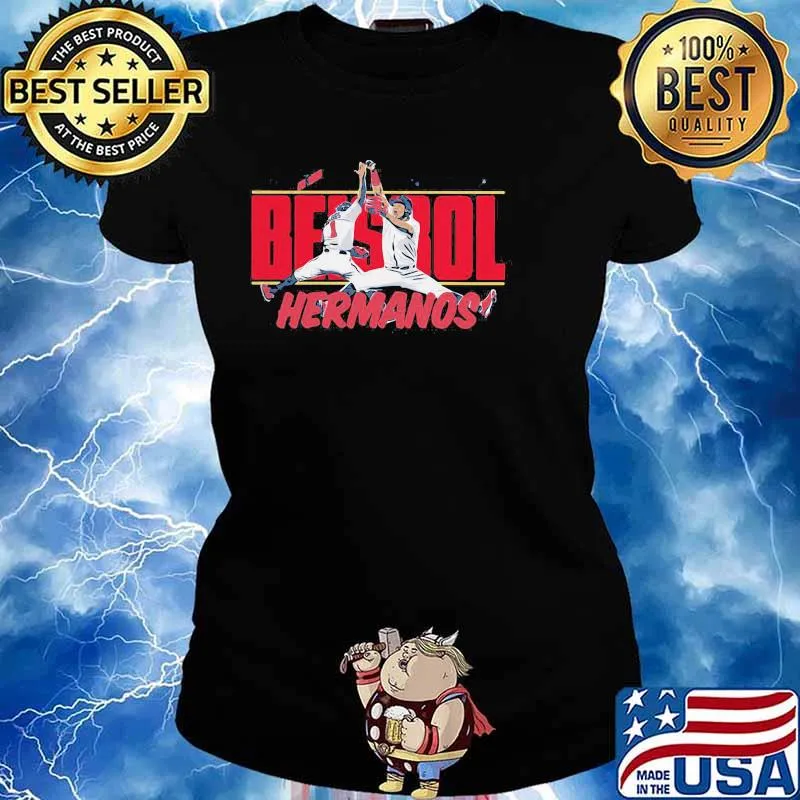 Formal Atlanta Beisbol Hermanos Baseball #1 Shirt Ladies tee