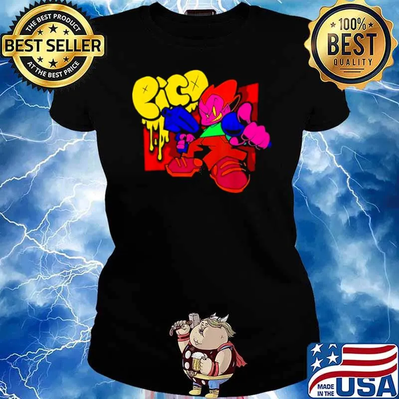 Friday Night Funkin Pico Ladies tee