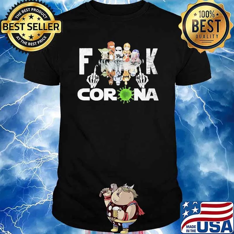 Fuck Corona Skull Star Wars Shirt
