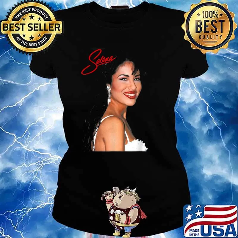 Selenas Quintanilla Love Music Signature Shirt Ladies tee