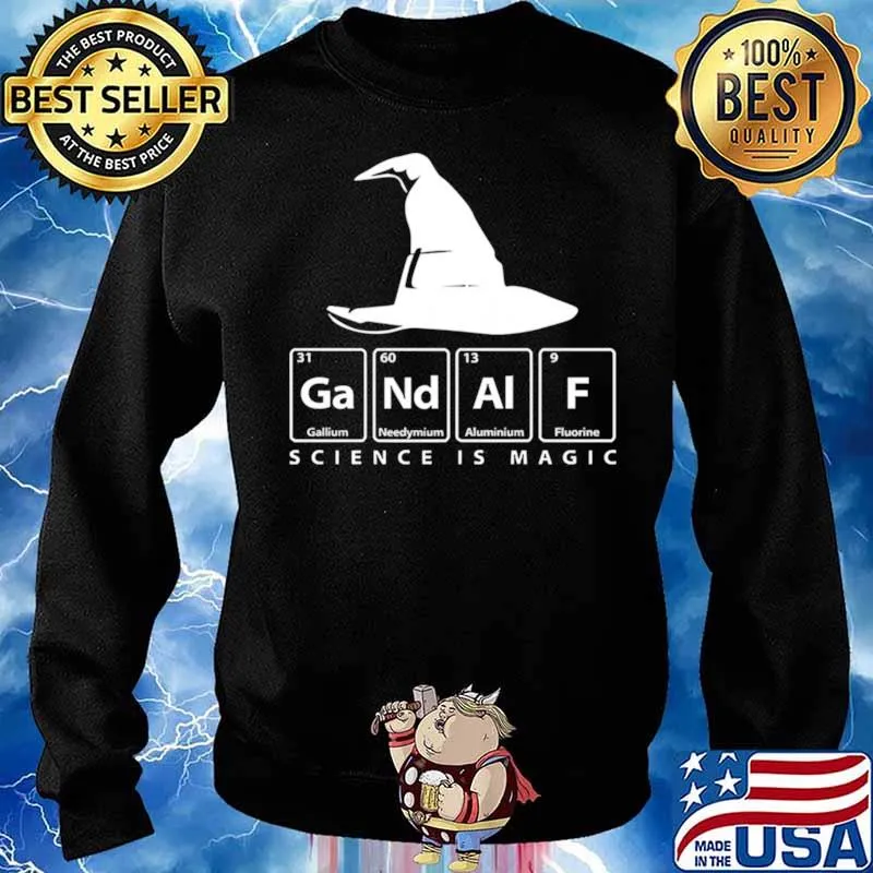 Gandalf science is magic Sweater