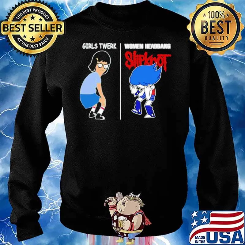 Girls twerk women headbang slipknot Sweater