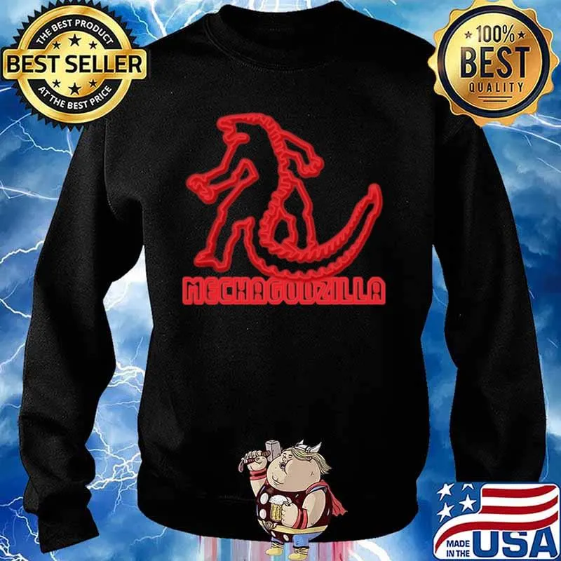 Godzilla vs Kong Mechagodzilla Neon Shirt Sweater