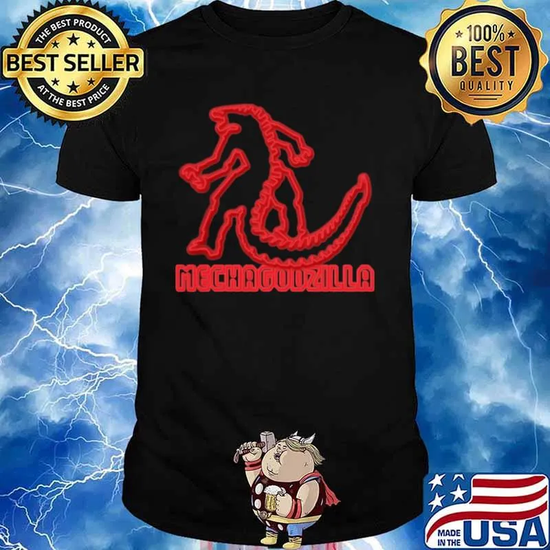 Godzilla vs Kong Mechagodzilla Neon Shirt