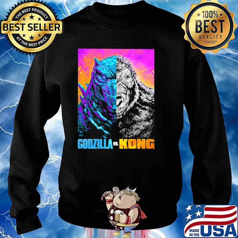 Godzilla Vs Kong Team Big Fan Shirt Sweater