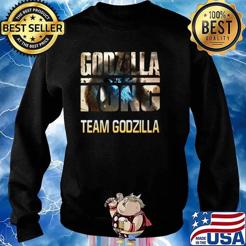 Godzilla Vs Kong Team Godzilla Shirt Sweater