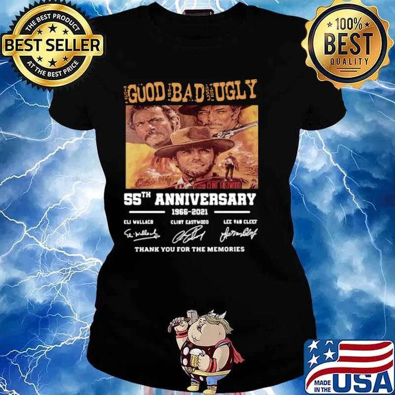 Goud Bad Ugly 55th Anniversary 1966 2021 Thank You For The Memories Ladies tee
