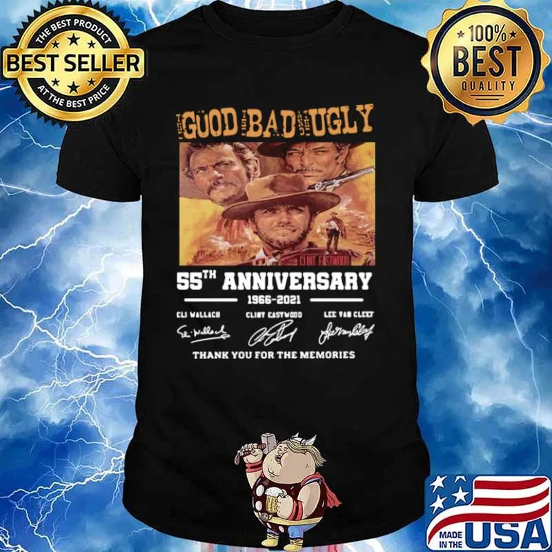 Goud Bad Ugly 55th Anniversary 1966 2021 Thank You For The Memories shirt