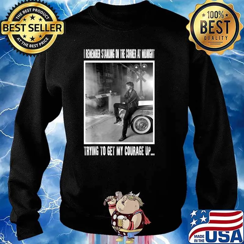 Graphic Bob Idol Seger Quote Music - Design Arts Distressed T-Shirt Sweater