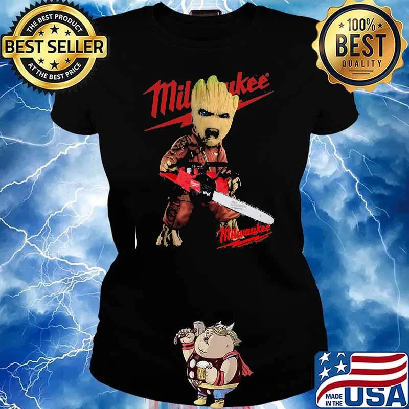 Groot With Logo Milwaukee Shirt Ladies tee