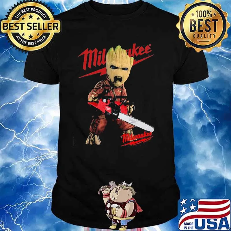 Groot With Logo Milwaukee Shirt