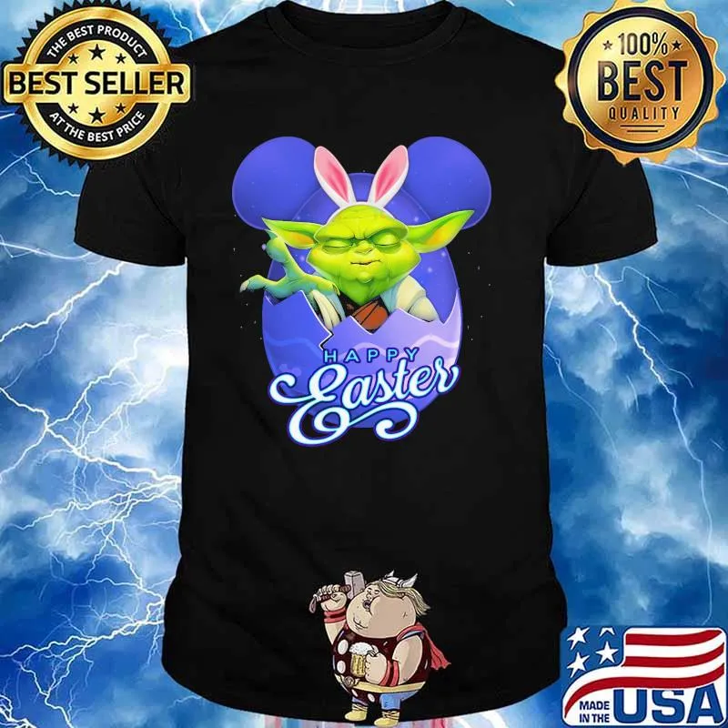 Happy Easter Day Baby Yoda Egg Disney Shirt