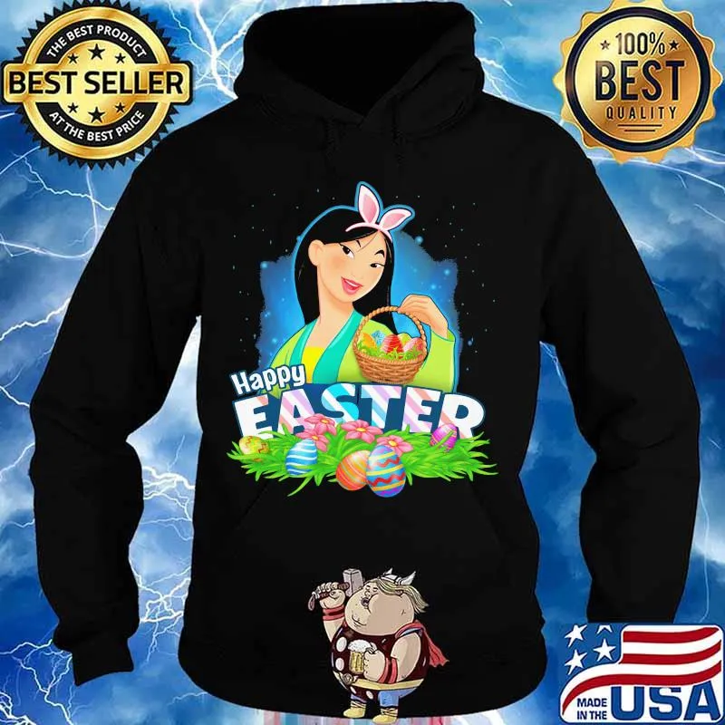 Happy Easter Day Egg Mulan Ladies Disney Shirt Hoodie