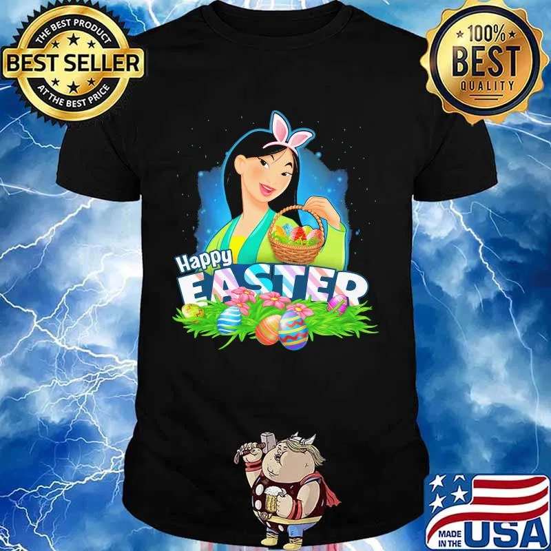 Happy Easter Day Egg Mulan Ladies Disney Shirt