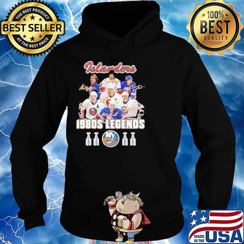 Islanders 1980s Legends Football Shirt Hoodie