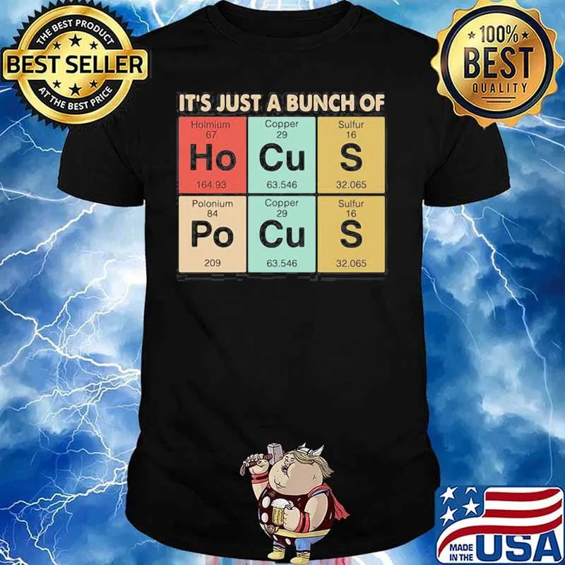 Its Just A Bunch Of Holmium Copper Sulfur Polonium Copper Sulfur shirt