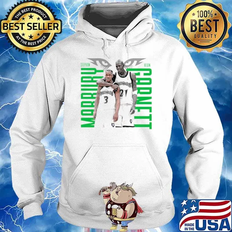 Kevin Garnett and Stephon Marbury Minnesota Timberwolves Hoodie