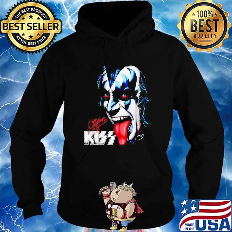 Kiss Band Lover Signature Shirt Hoodie