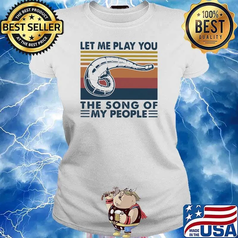 Let Me Play You The Song Of My People Motocross Vintage Shirt Ladies tee