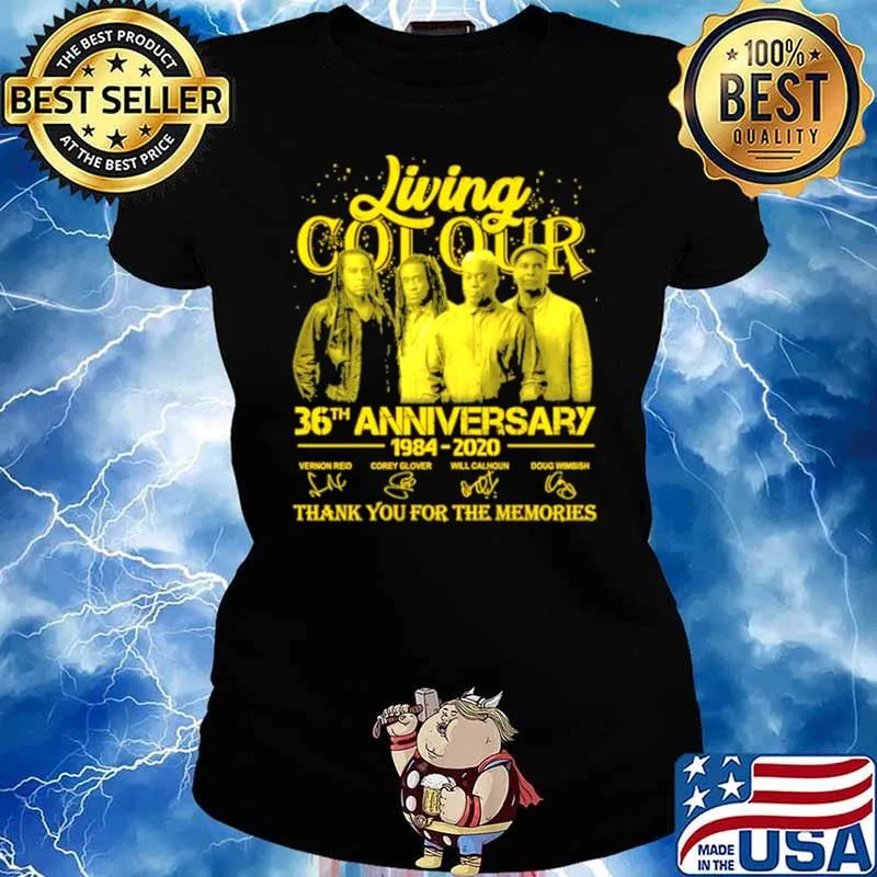 Living Cot Our 36th Anniversary 1984 2020 Signatures Thank You For The Memories Shirt Ladies tee