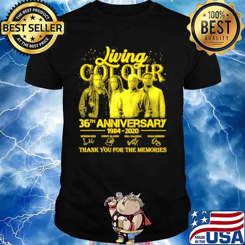 Living Cot Our 36th Anniversary 1984 2020 Signatures Thank You For The Memories Shirt