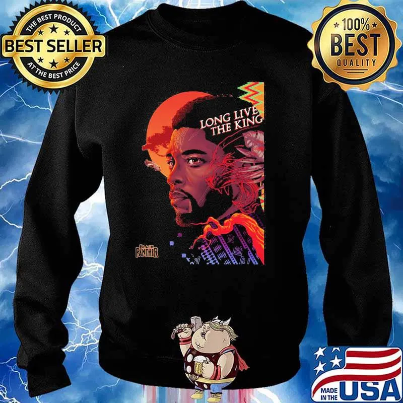Long Live The King Of Wakanda Forever Black Panther Shirt Sweater