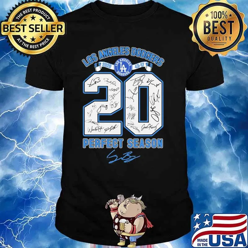 Los Angeles Dodgers Perfect Season Signature Shirt