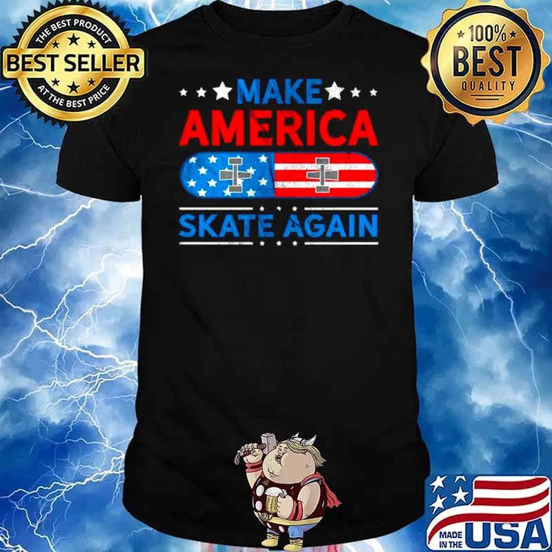 Make America Skate Again Flag shirt