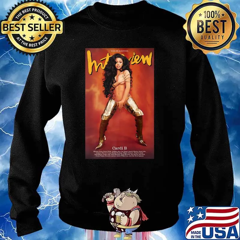 March 2021 Cover Cardi B Premium Shirt Sweater