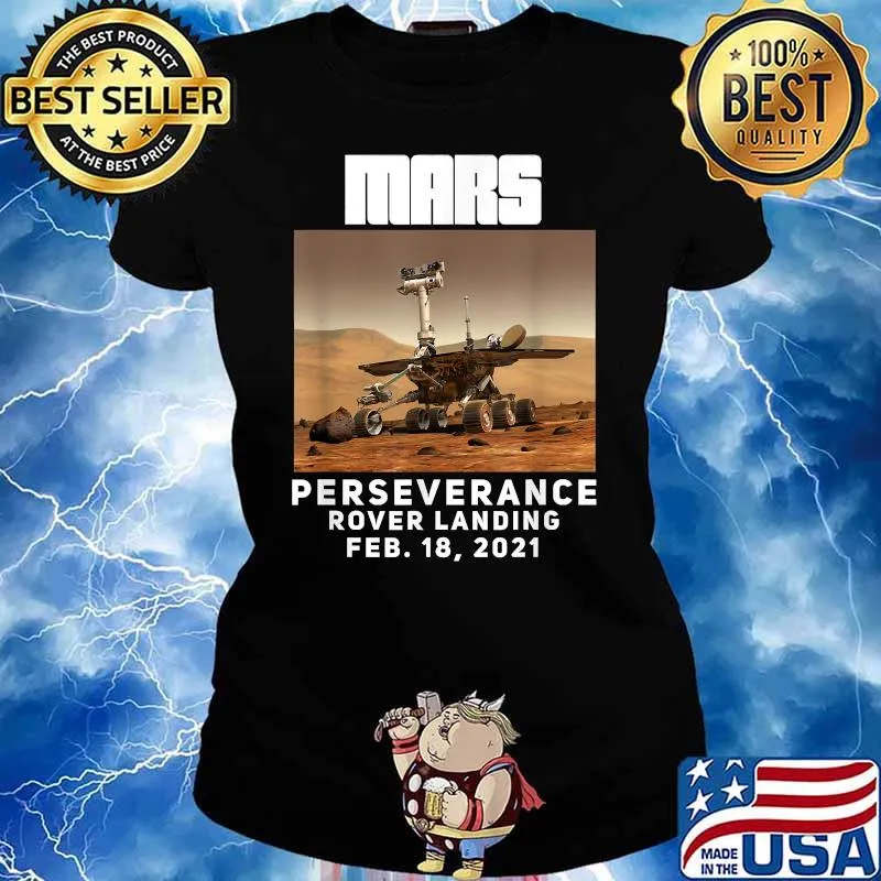Mars Perseverance Rover Landing Shirt Ladies tee